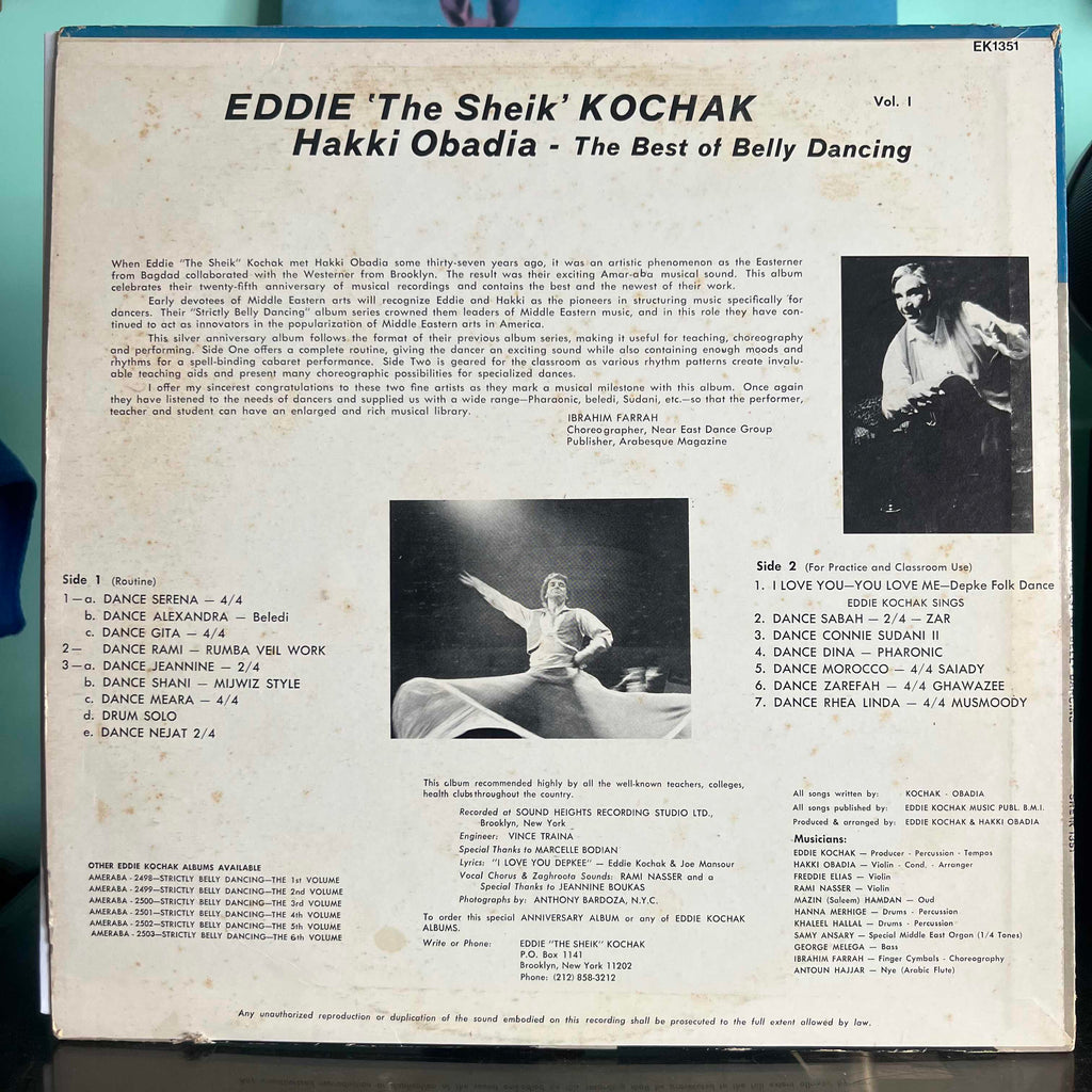 Eddie "The Sheik" Kochak & Hakki Obadia - The Best of Belly Dancing