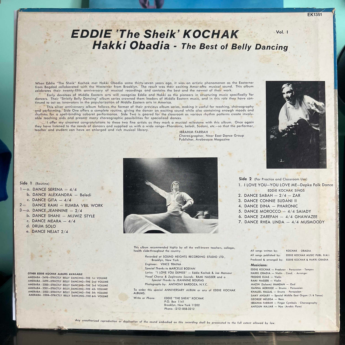 Eddie "The Sheik" Kochak & Hakki Obadia - The Best of Belly Dancing