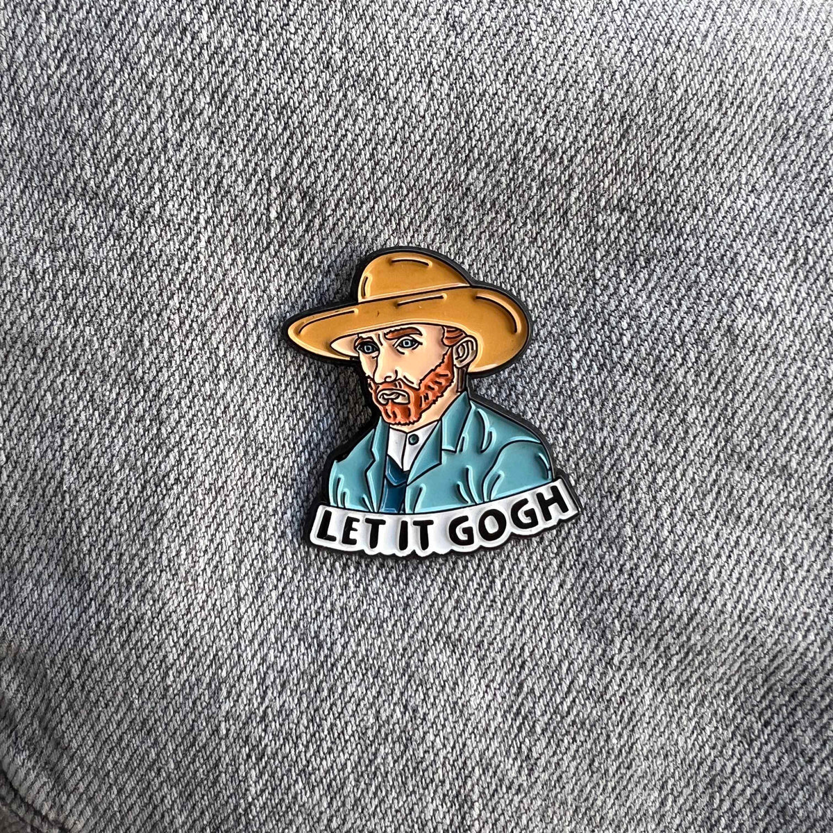 Let it Gogh Enamel Pin