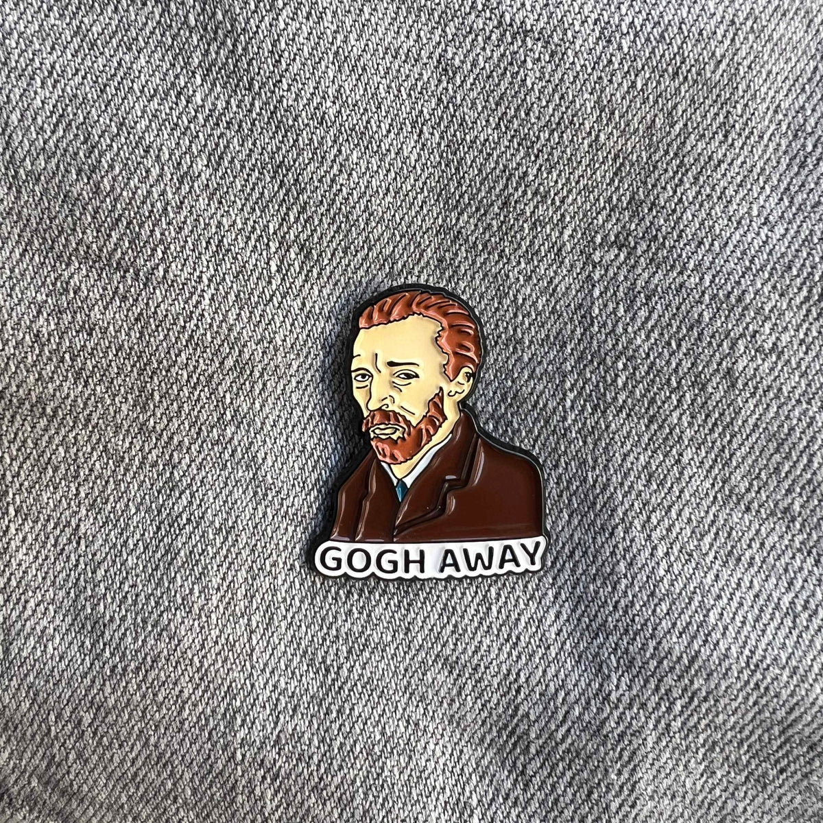 Van Gogh Away Enamel Pin