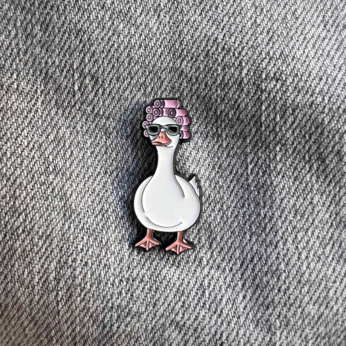 Spa Day Goose Enamel Pin