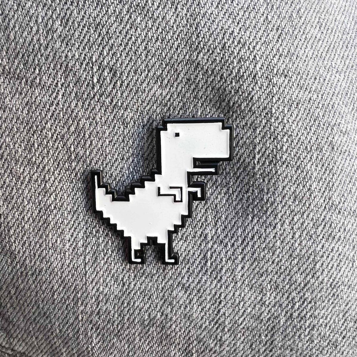 Browser Dinosaur Enamel Pin
