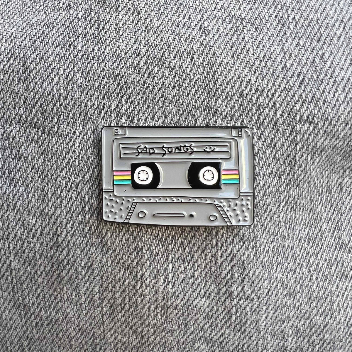 Sad Songs Cassette Enamel Pin