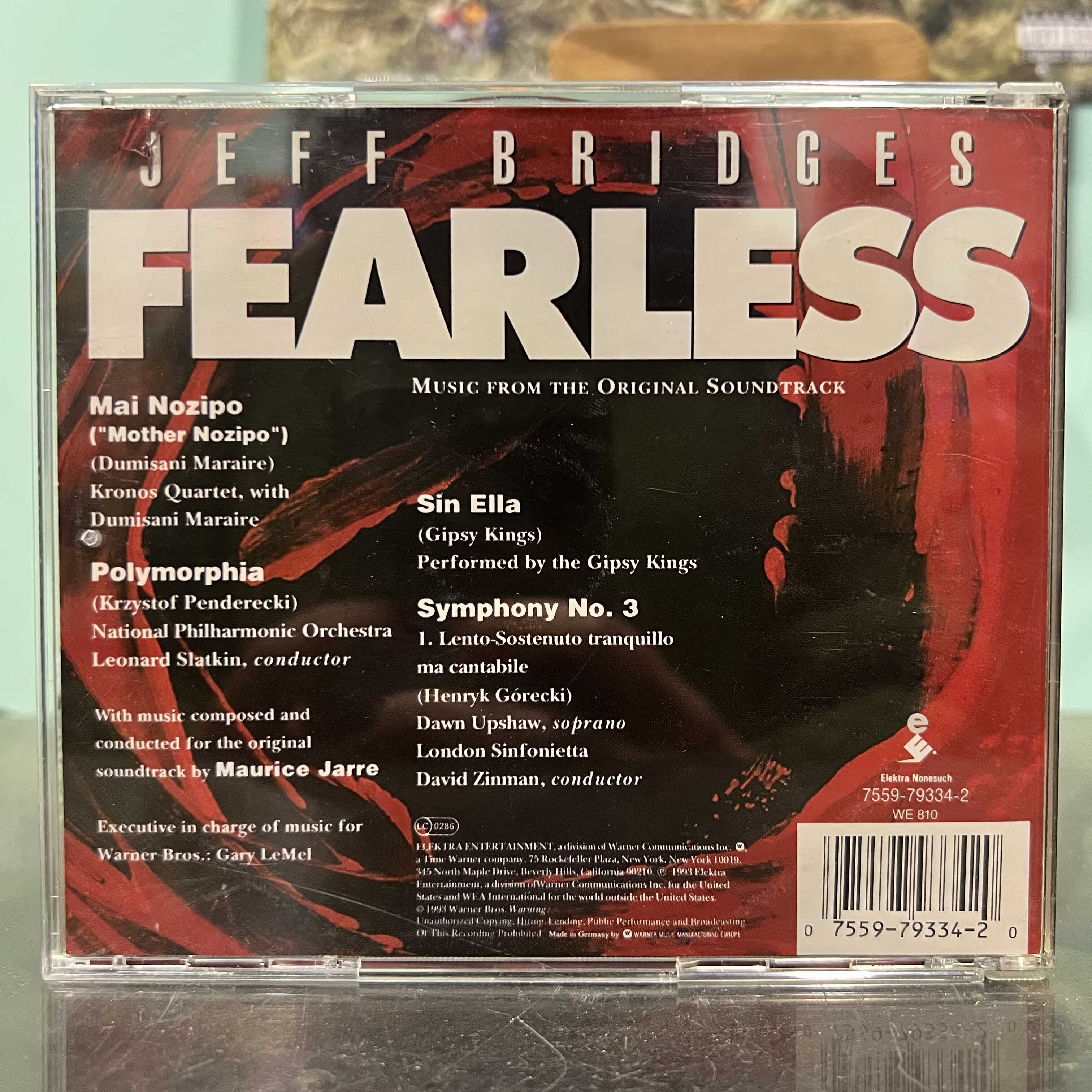 Jeff Bridges - Fearless (Music From The Original Soundtrack)