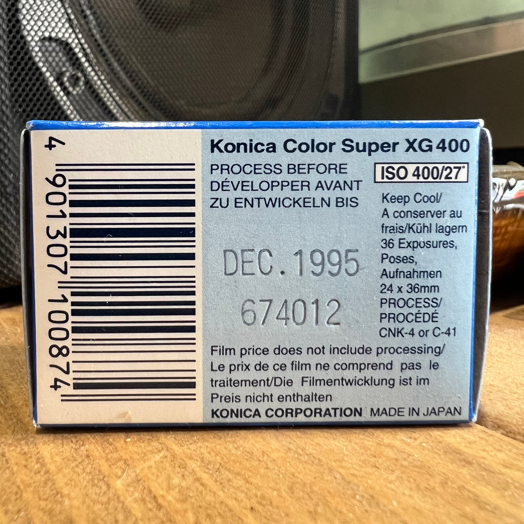 Konica Super XG 400  - Expired Colored Film