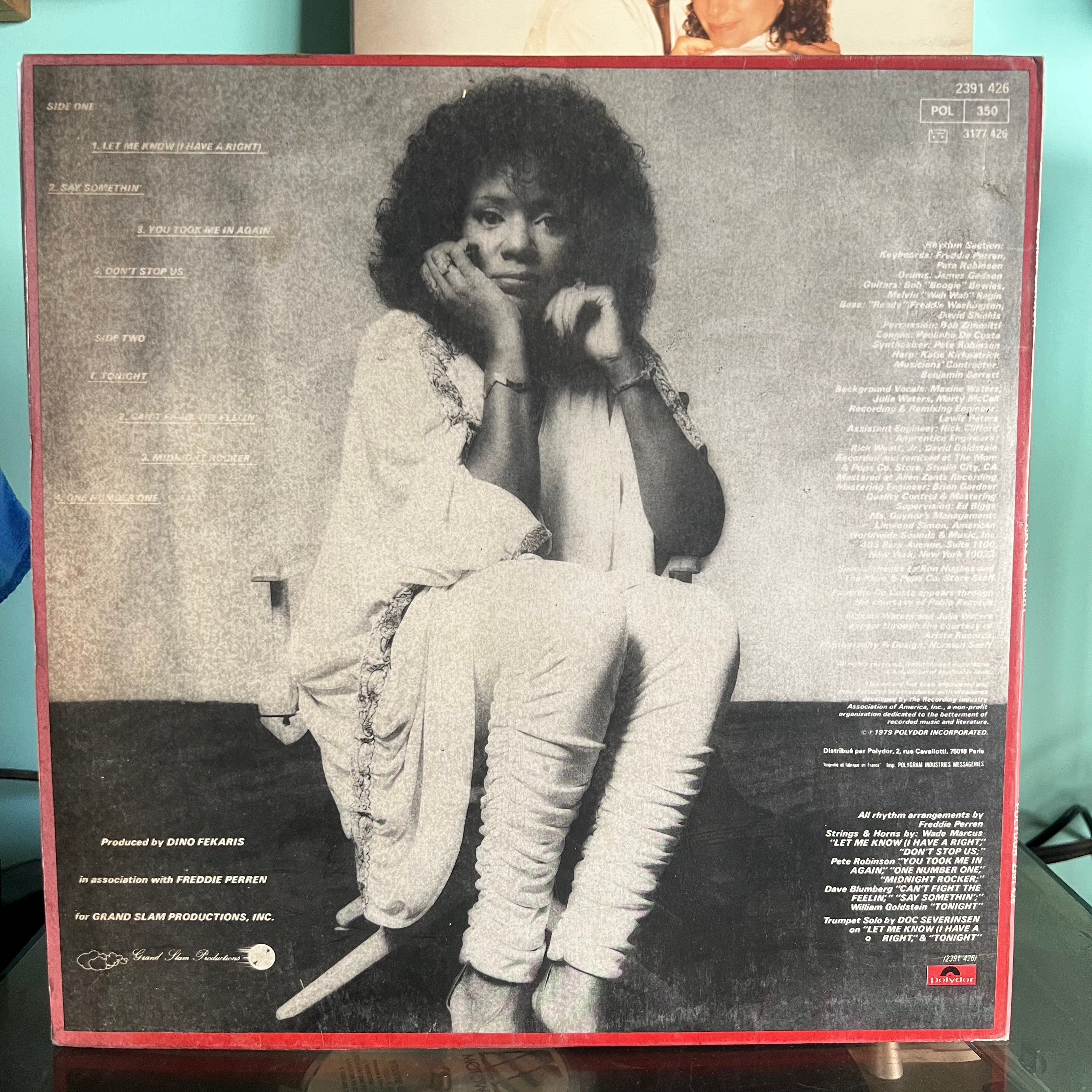 Gloria Gaynor - I Have A Right (SIGNED)