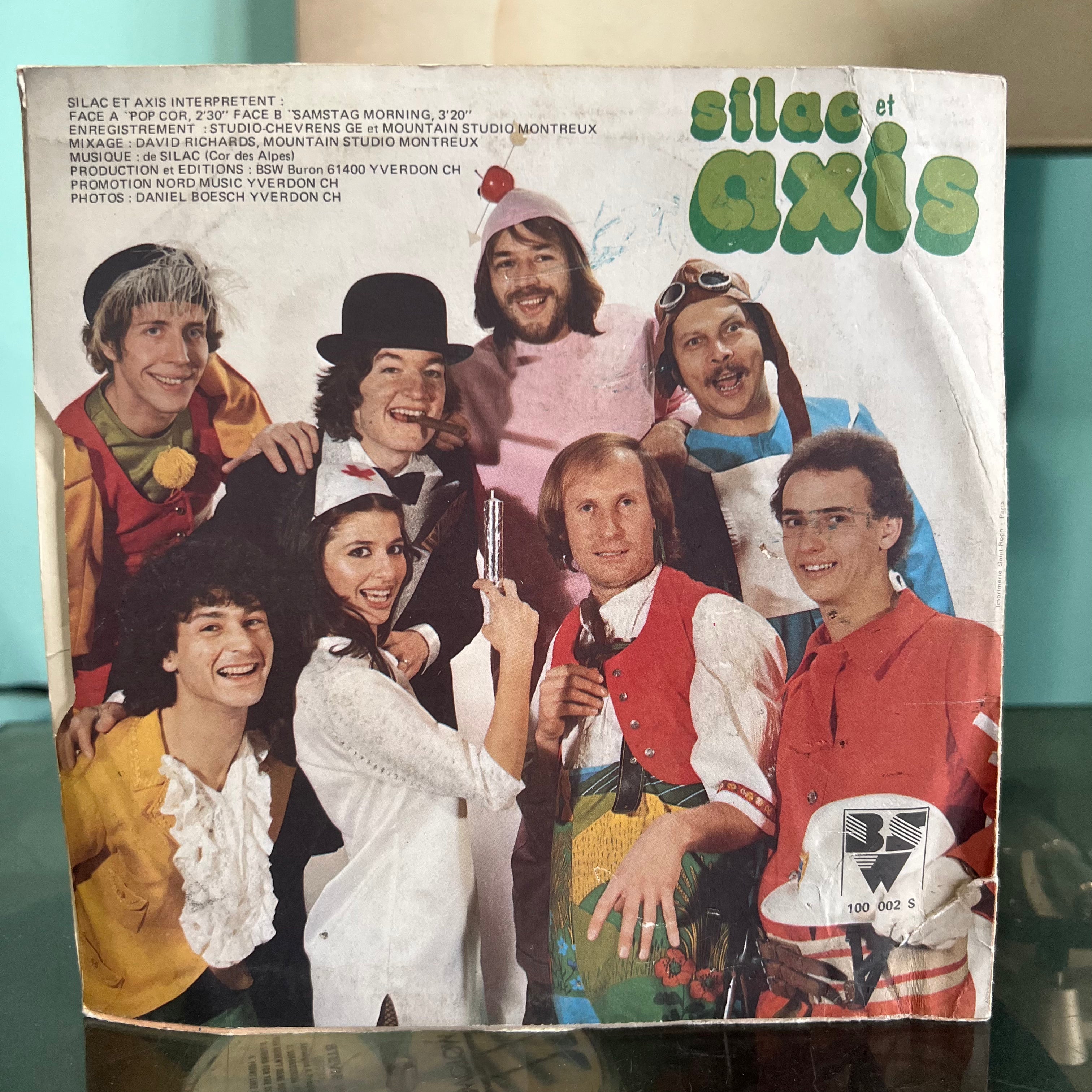 Silac et Axis - Pop Cor / Samstag Morning (7 inch Single)