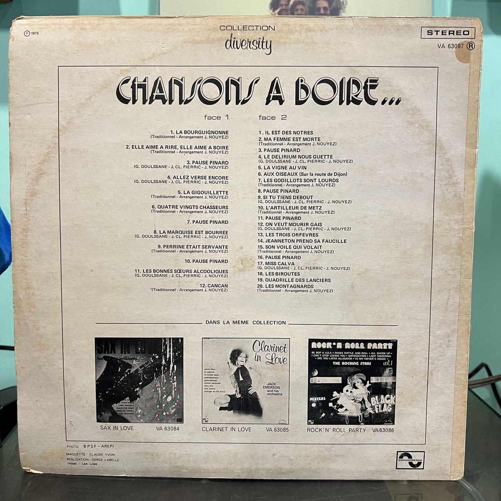 Pinochet Et Ses Joyeux Lurons - Chansons A Boire