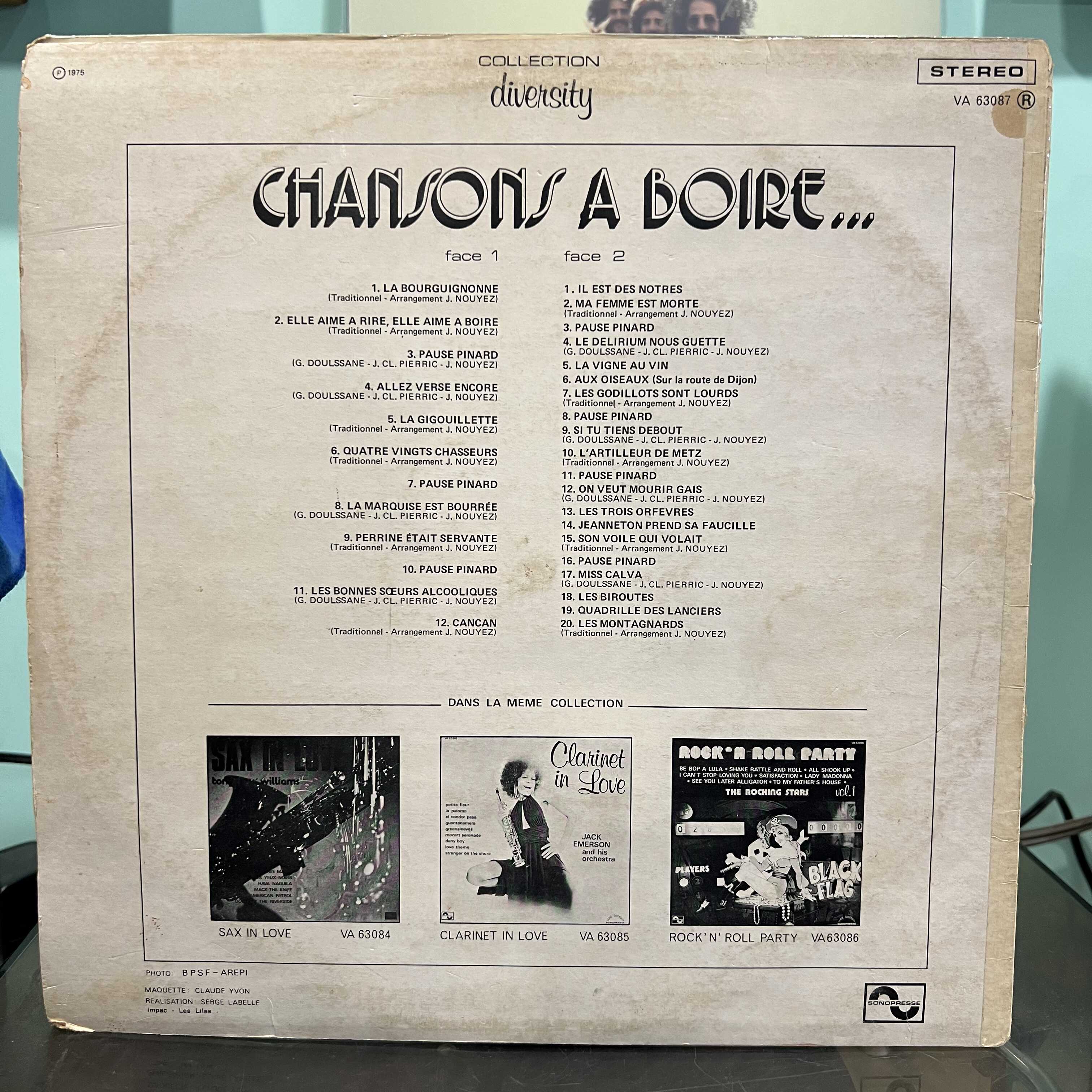 Pinochet Et Ses Joyeux Lurons - Chansons A Boire