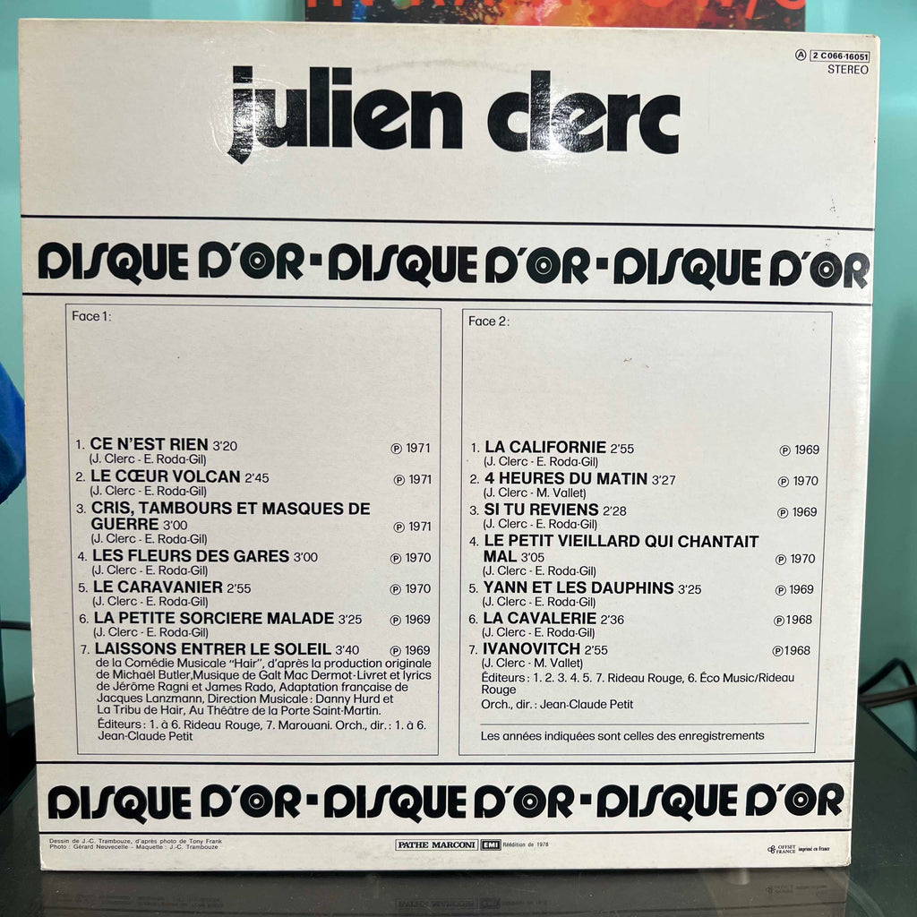 Julien Clerc - Disque D'or