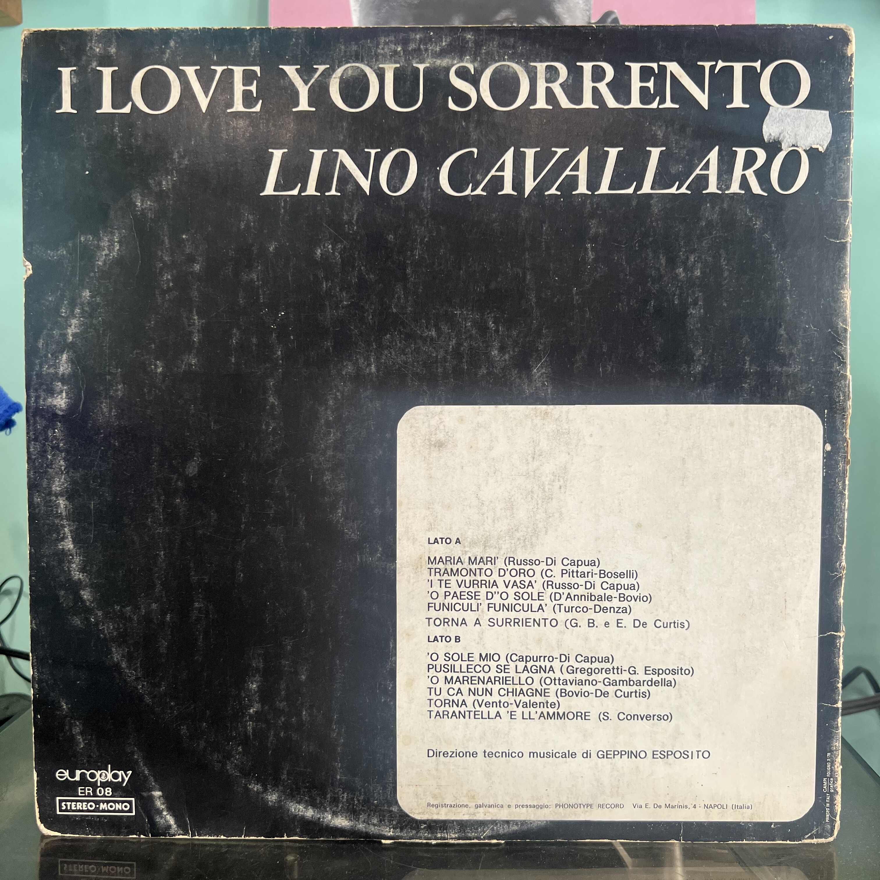 Lino Cavallaro - I Love You Sorrento