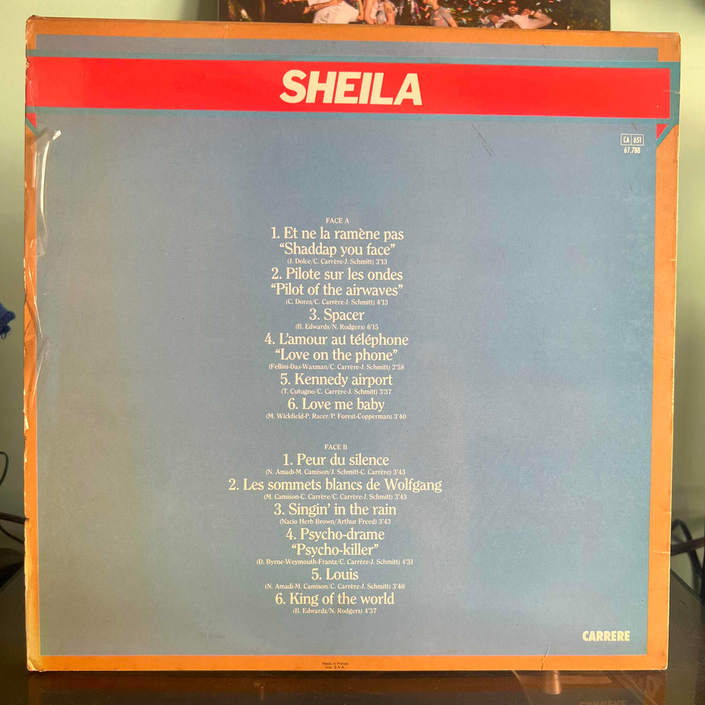 Sheila - Et Ne Le Ramène Pas (Disque D'or)