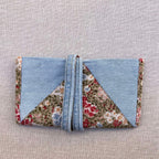 Patchwork Floral & Light Denim Tobacco Pouch