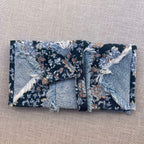 Dark Floral and Denim Tobacco Pouch