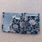 Dark Floral and Denim Tobacco Pouch