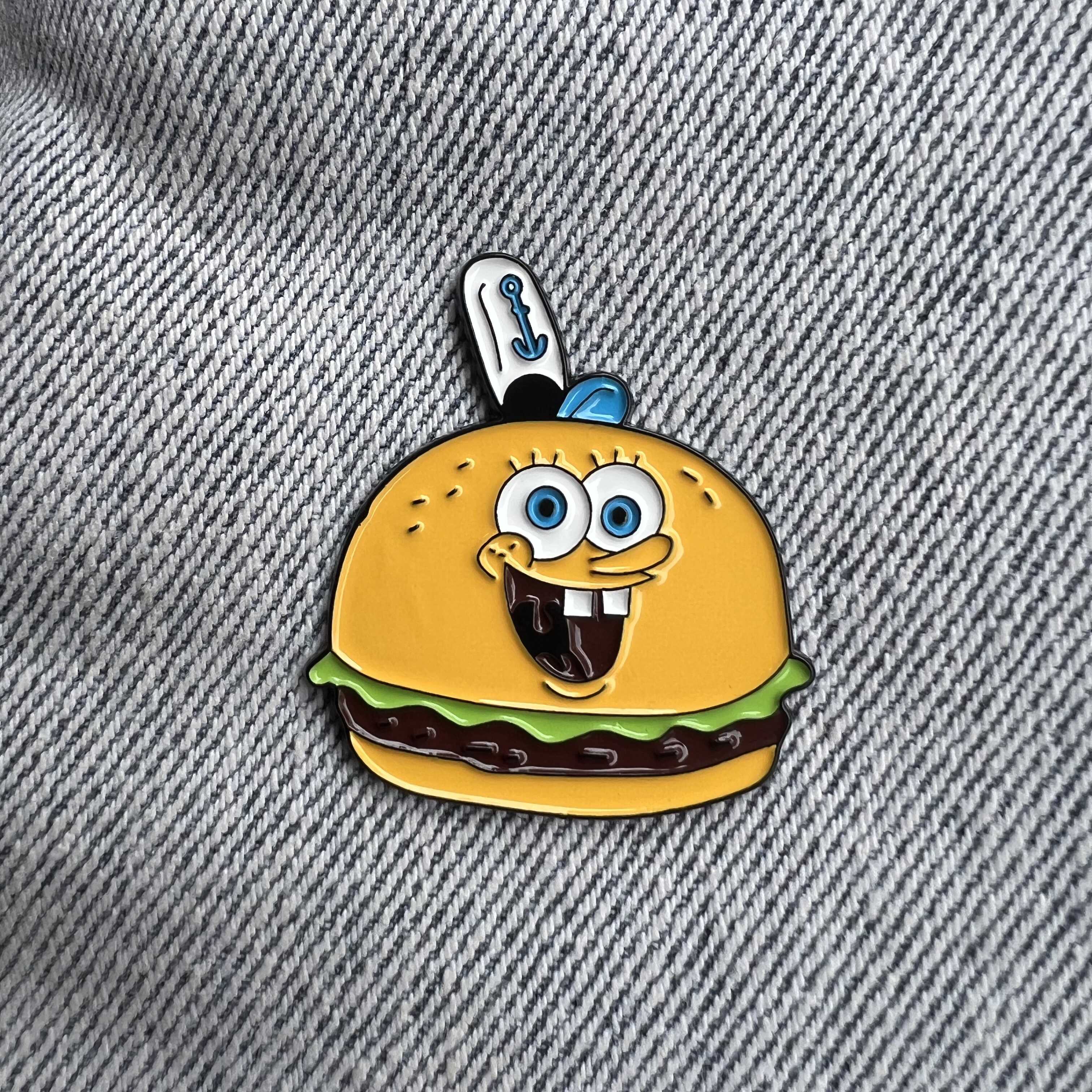 Sponge Bob Burger Pin
