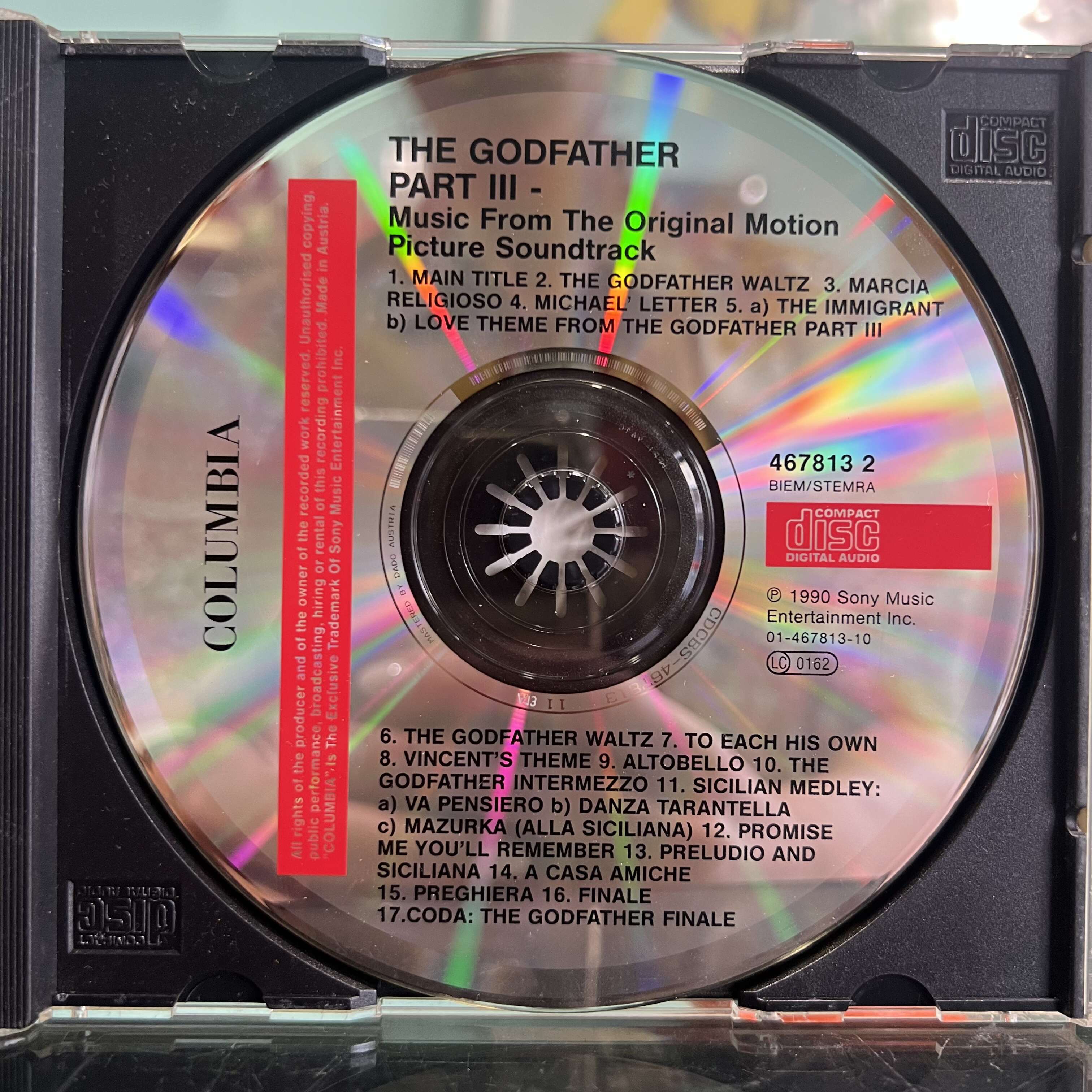 The Godfather : Part III - Soundtrack