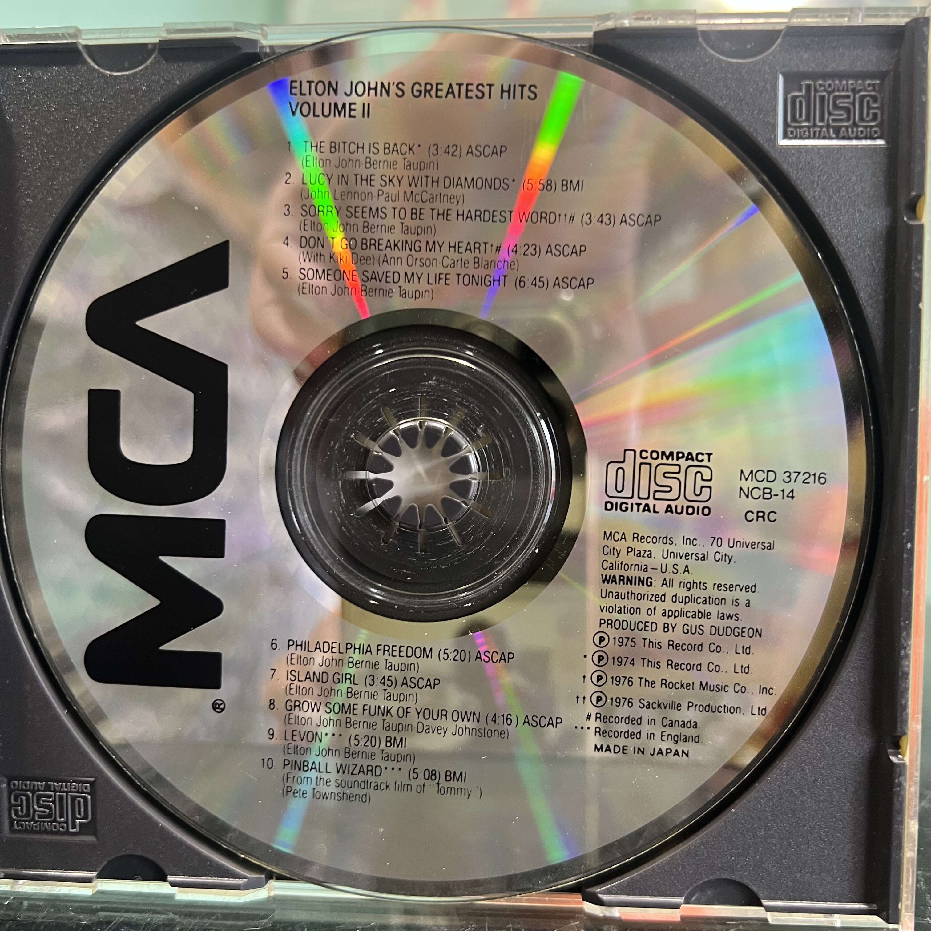 Elton John - Greatest Hits Volume II