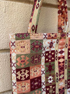 Handmade Retro Aztec Pattern Tote Bag