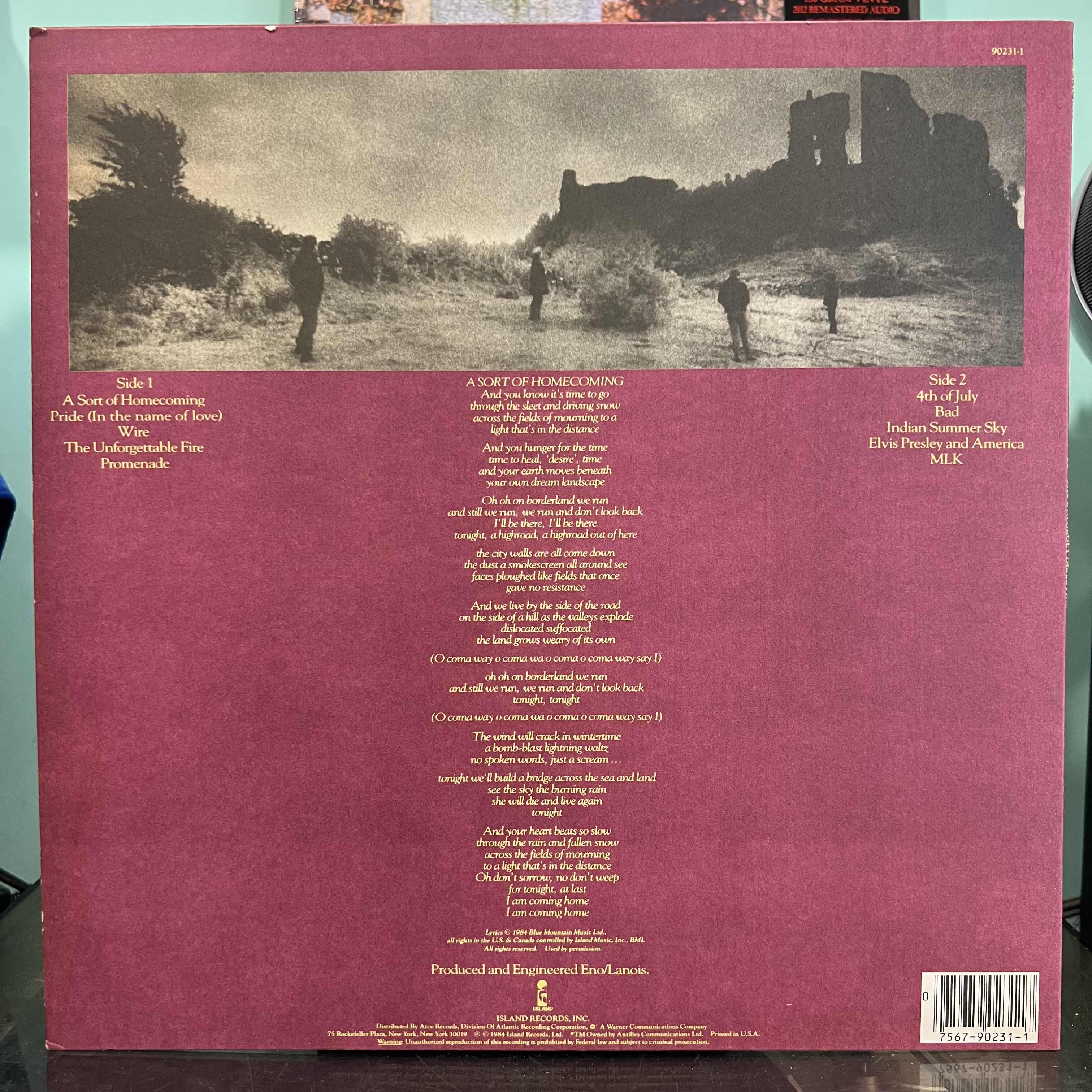U2 - The Unforgettable Fire