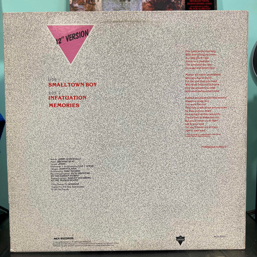 Bronski Beat - Smalltown Boy