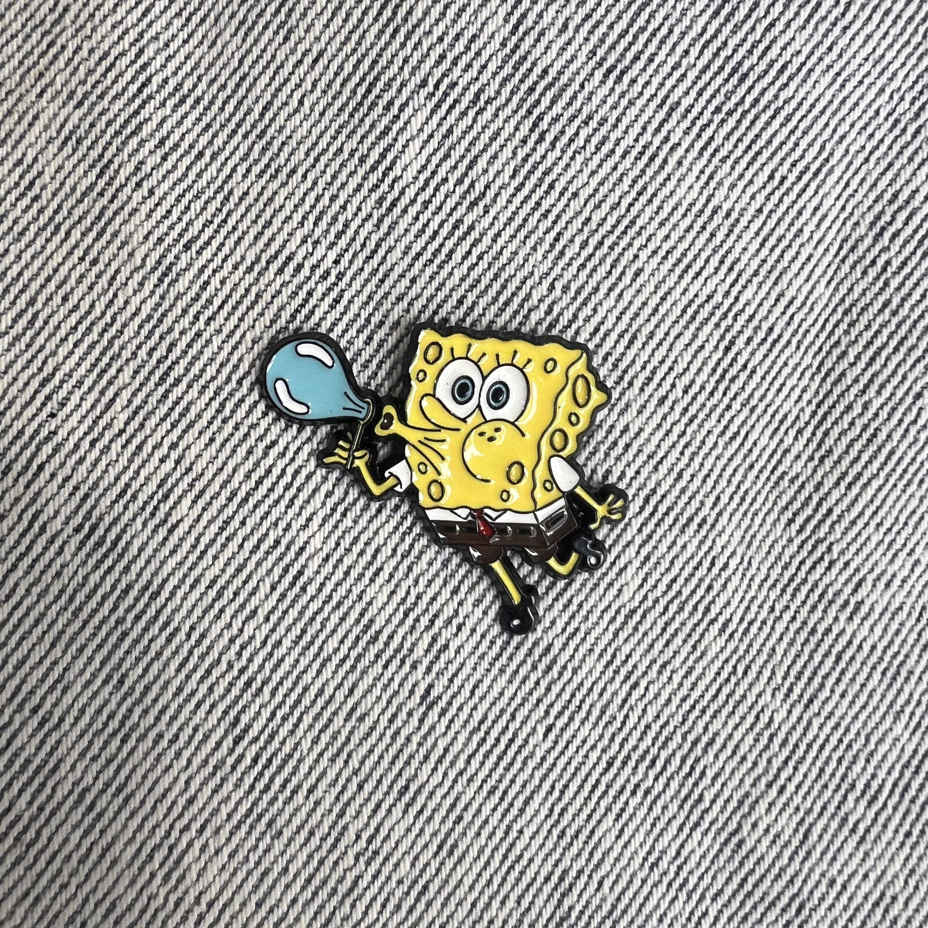 Sponge Bob Balloon Pin
