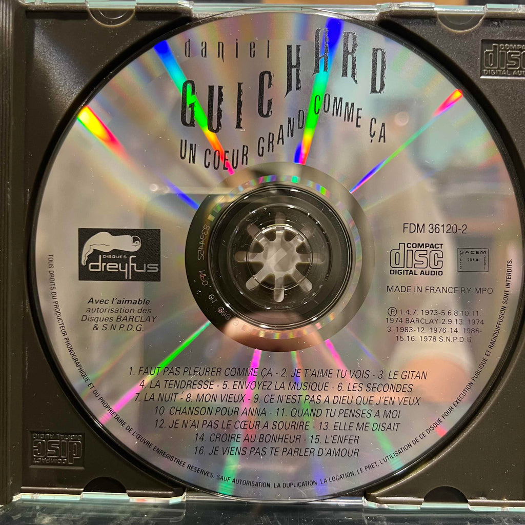 Daniel Guichard - Un Coeur Grand Comme Ca