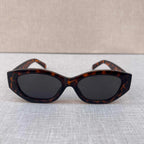 Tortoise Oval Cat Eye Sunglasses