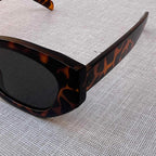 Tortoise Oval Cat Eye Sunglasses