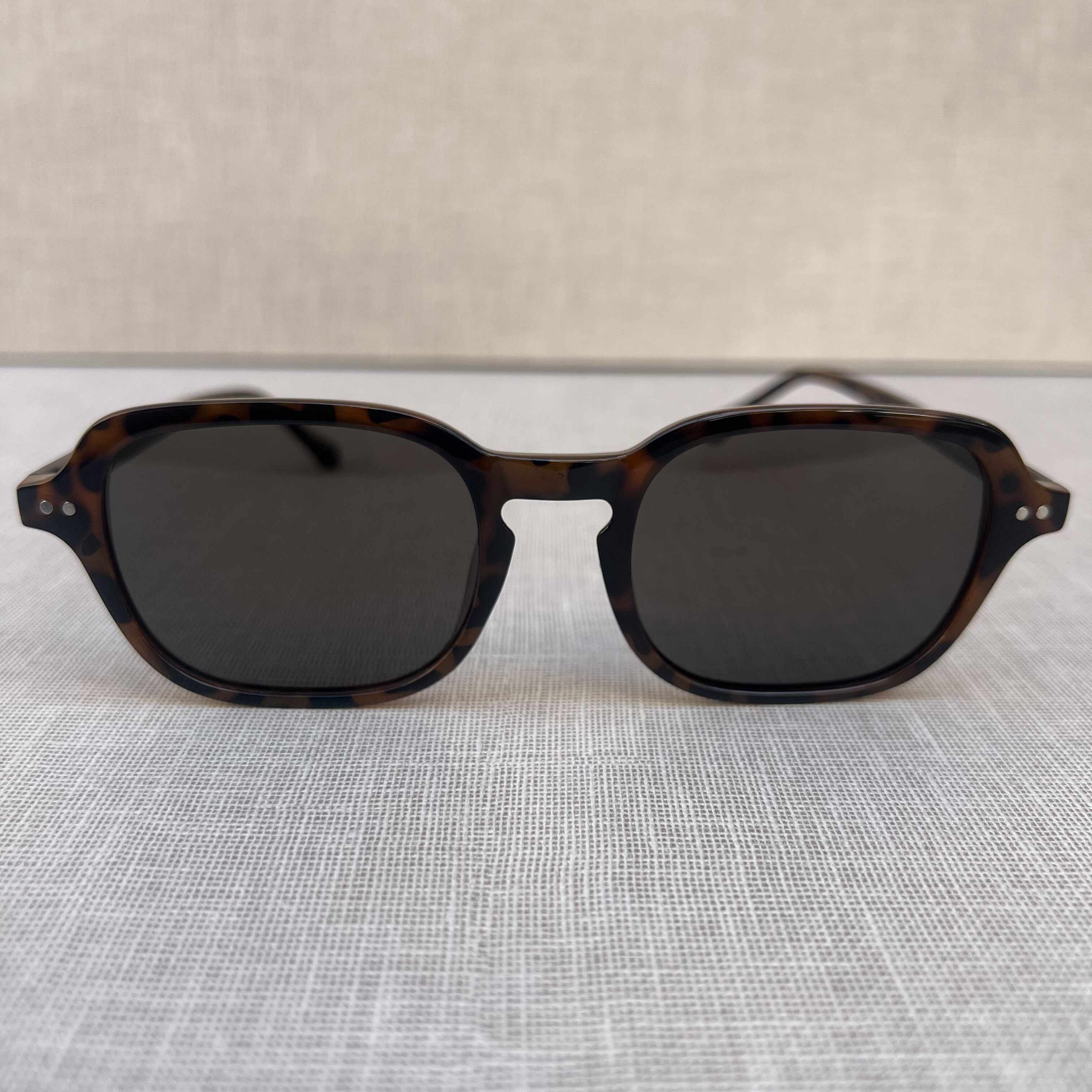 Vintage Squared Tortoiseshell Sunglasses