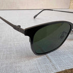 Metallic Dark Grey Sunglasses