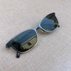 Metallic Dark Grey Sunglasses