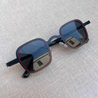 Retro Black Square Sunglasses