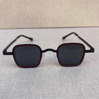 Retro Black Square Sunglasses
