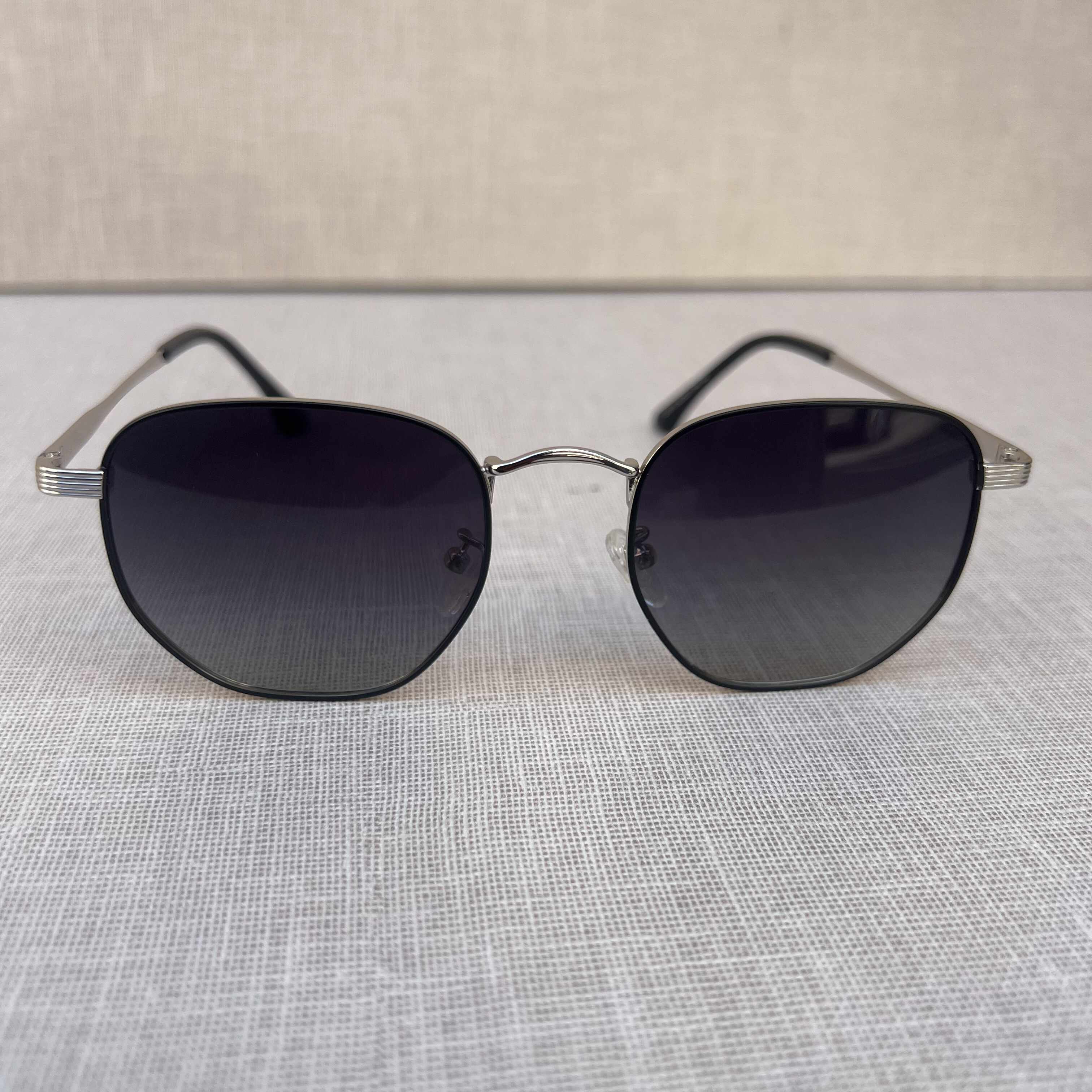 Black Metal Sunglasses