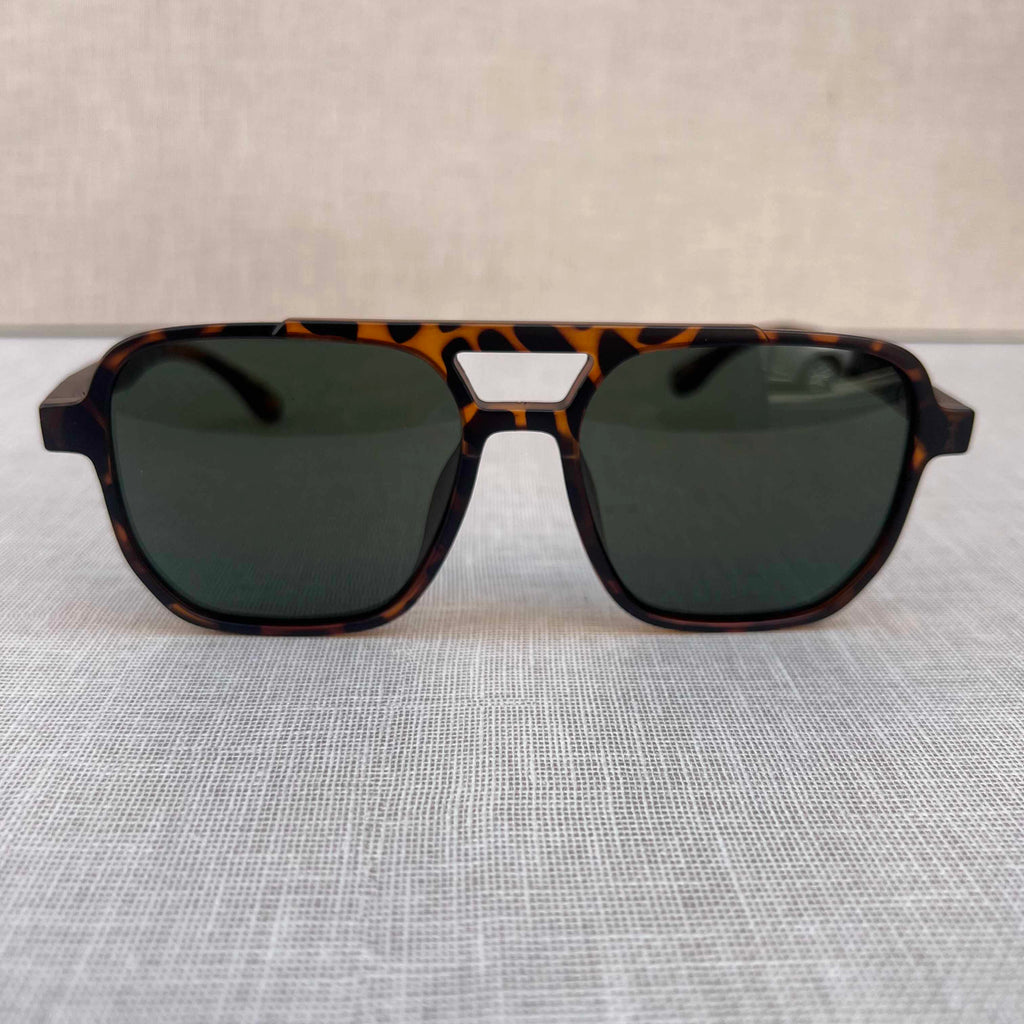 Tortoise Shell Aviator Sunglasses