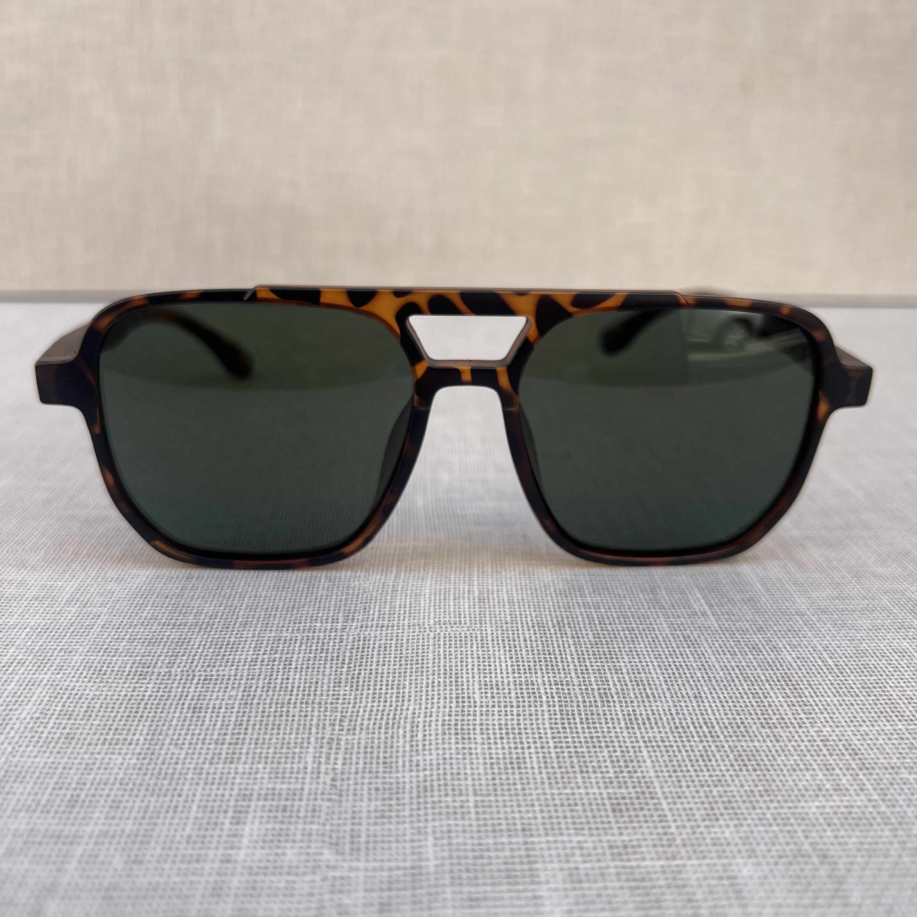 Tortoise Shell Aviator Sunglasses