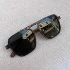 Tortoise Shell Aviator Sunglasses