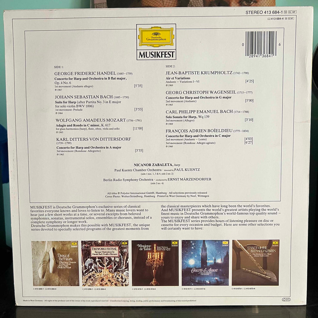 The Harmonious Harp - Bach, Handel. Mozart & Others