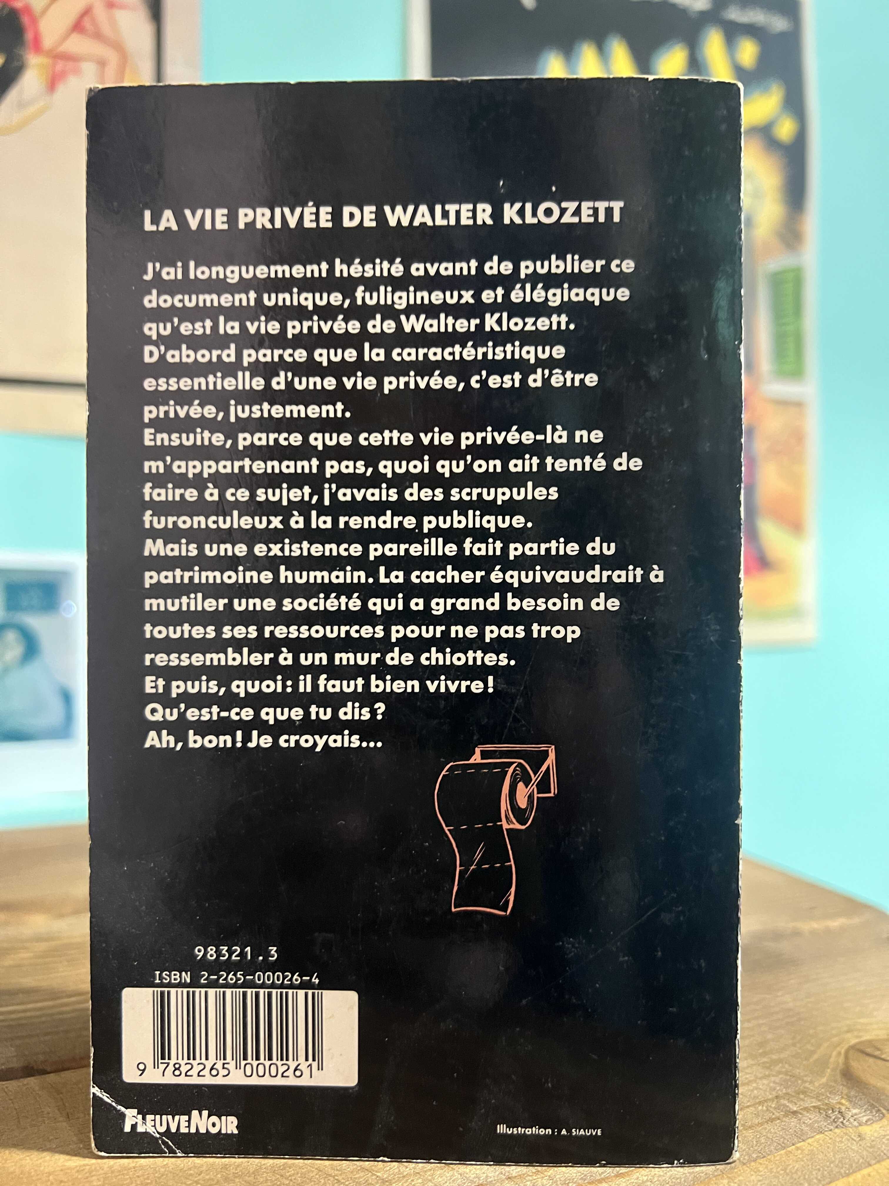 San-Antonio - La Vie Privée de Walter Klozett