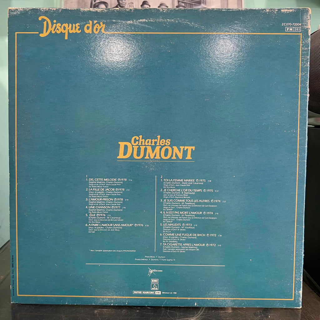 Charles Dumont - Disque D'or