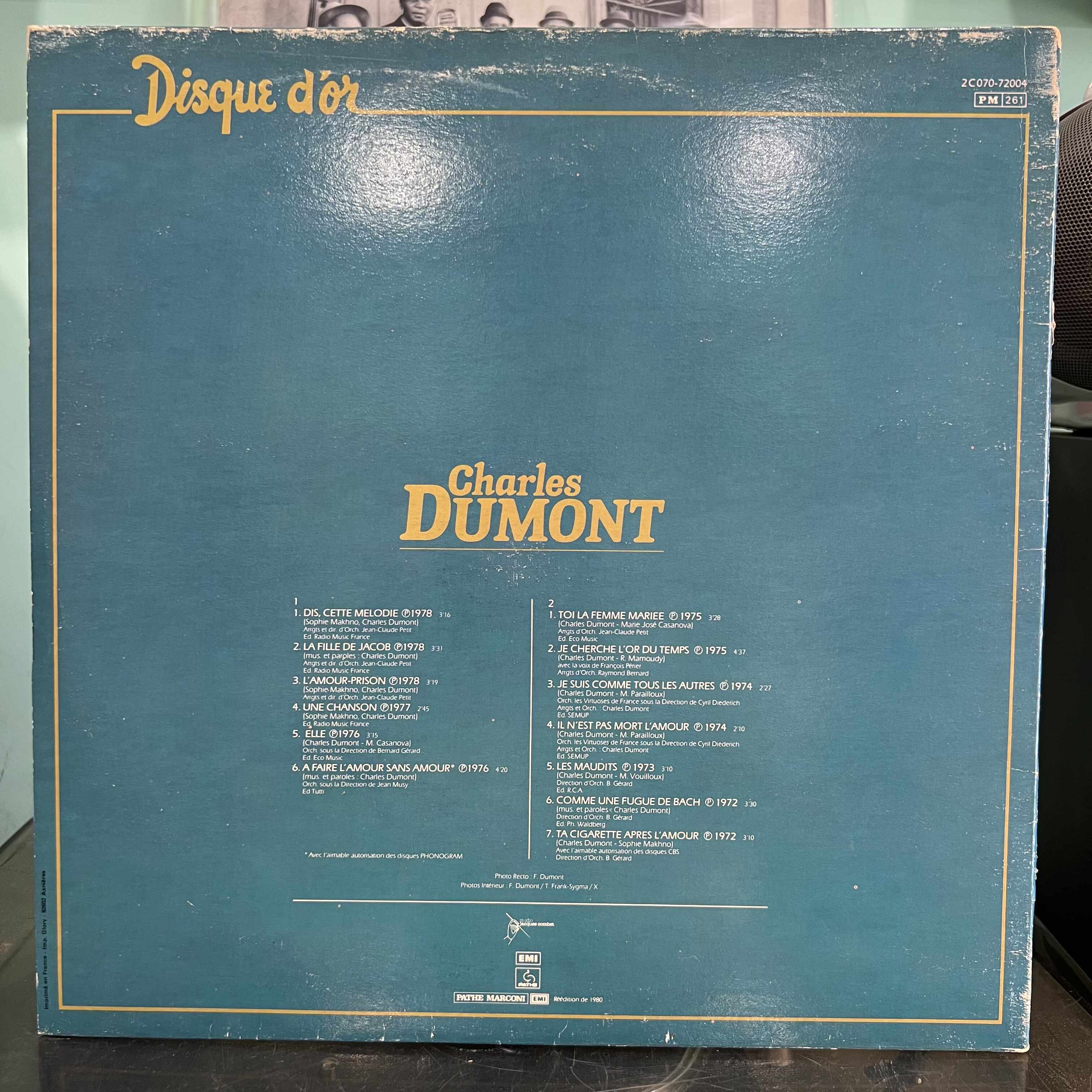 Charles Dumont - Disque D'or
