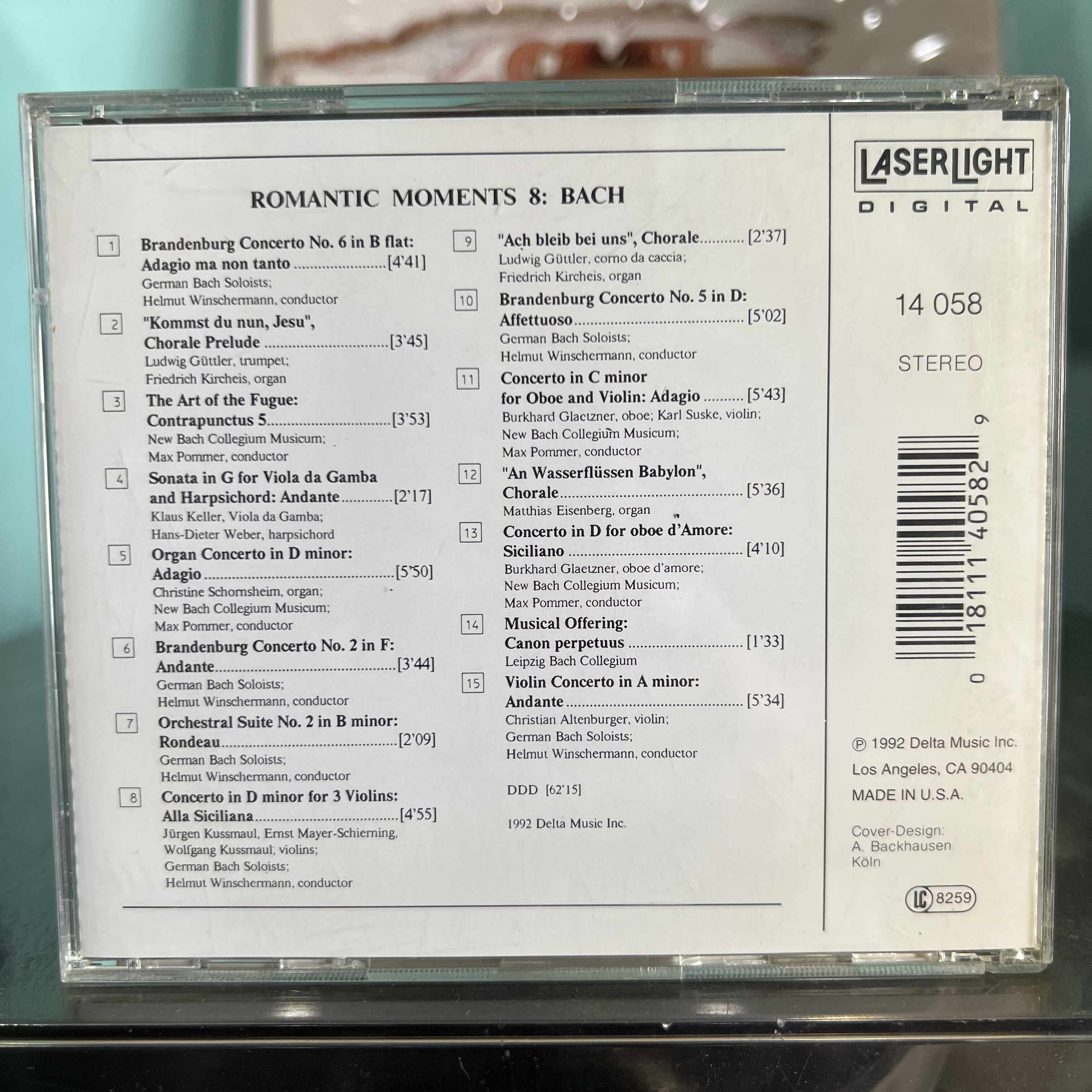 Bach - Romantic Moments Vol.8