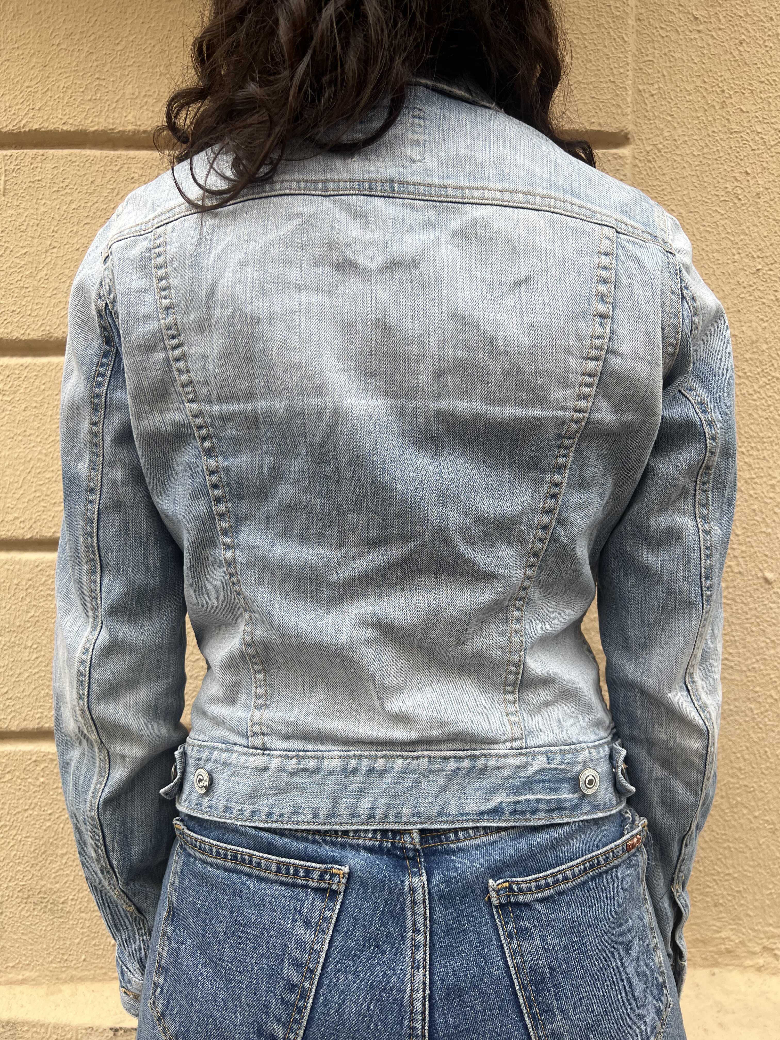 Light Blue Washed Denim Jacket