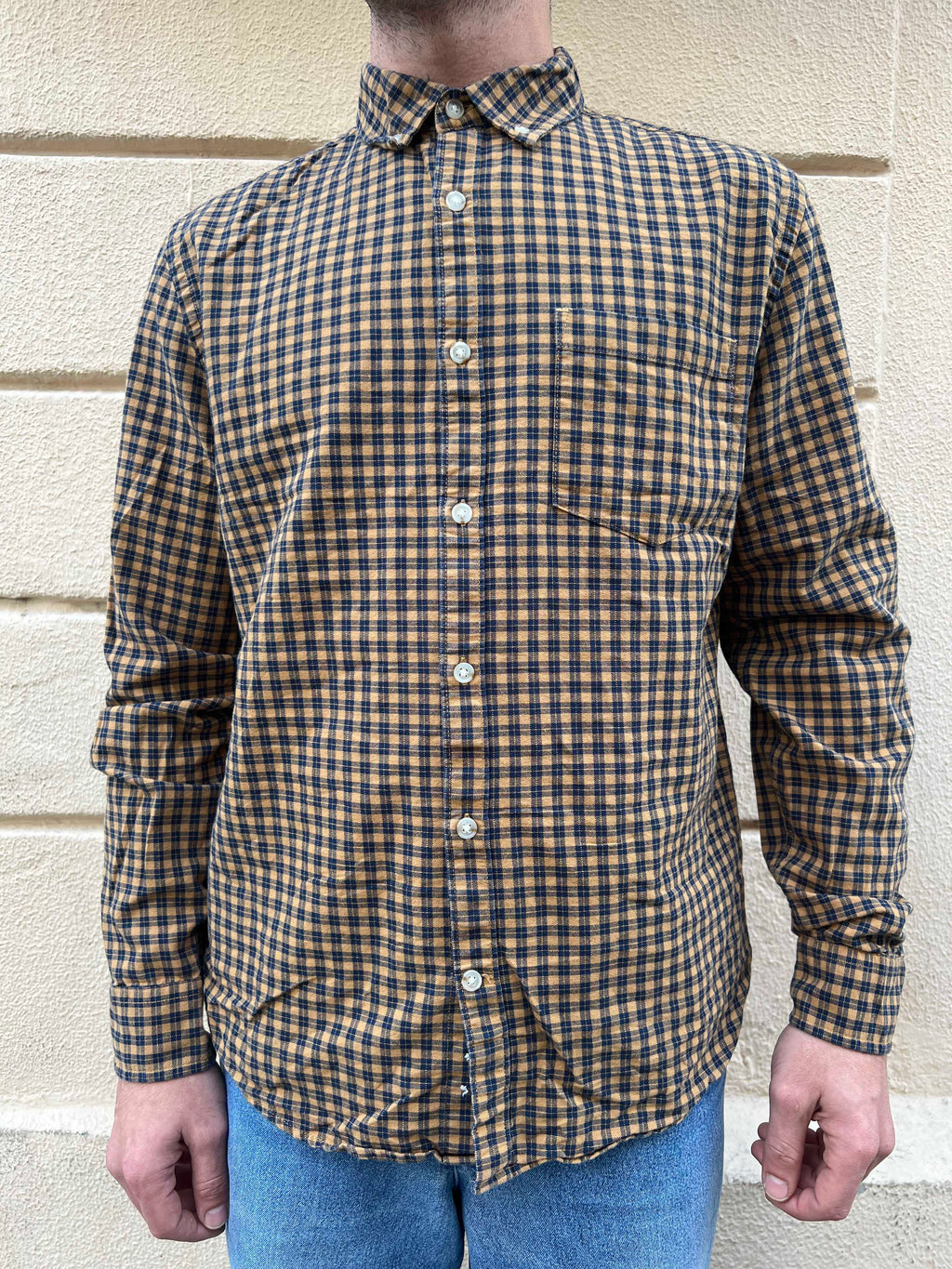 Classic Gingham Plaid Shirt