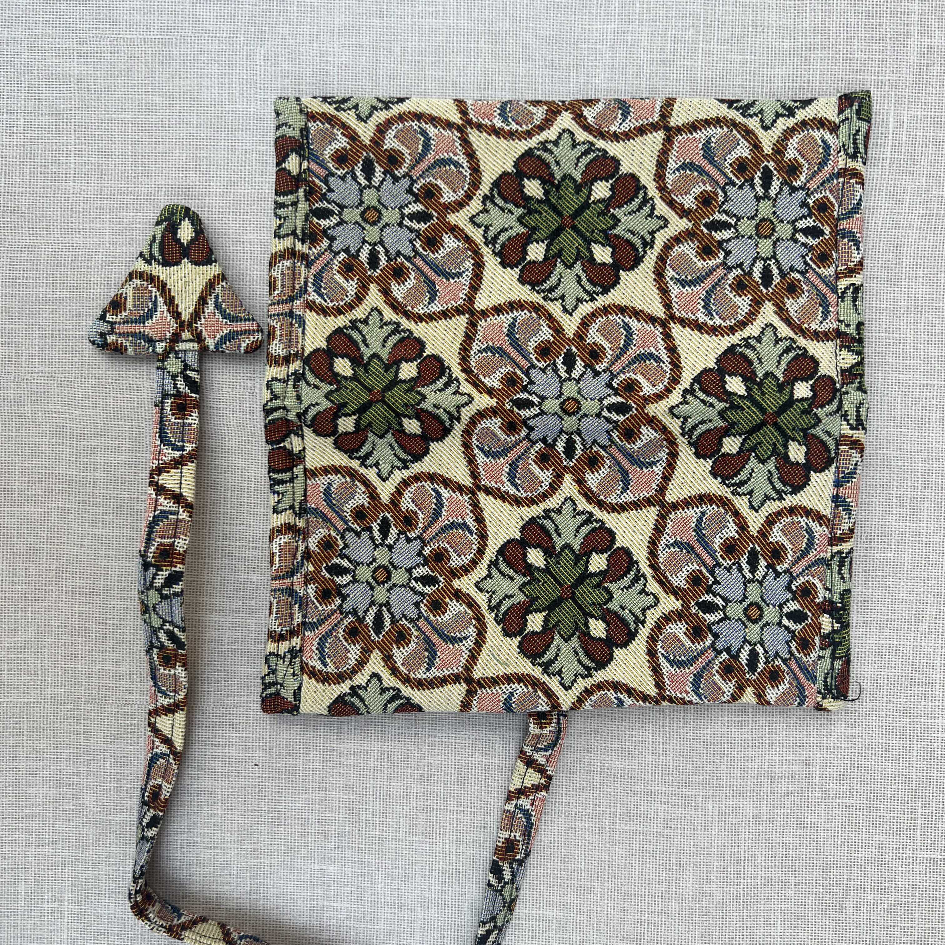 Earth Tones Floral Tapestry Tobacco Pouch