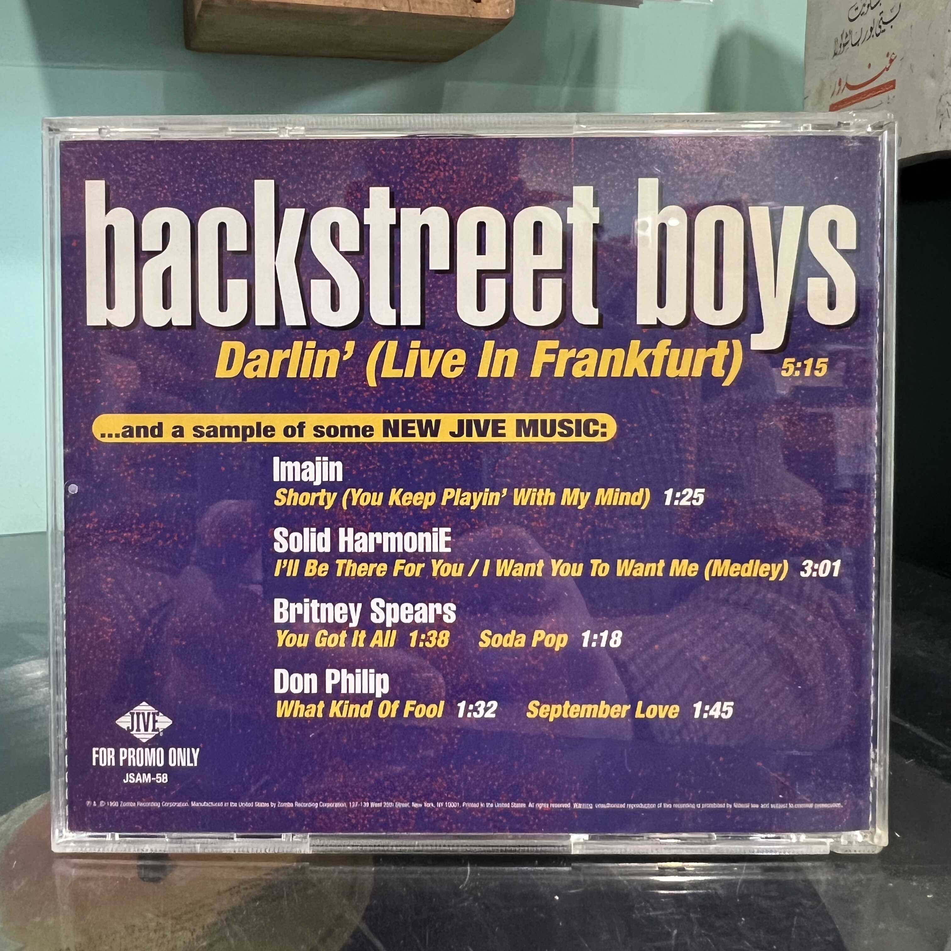 Jive Records Bonus CD Sampler - Featuring Backstreet Boys