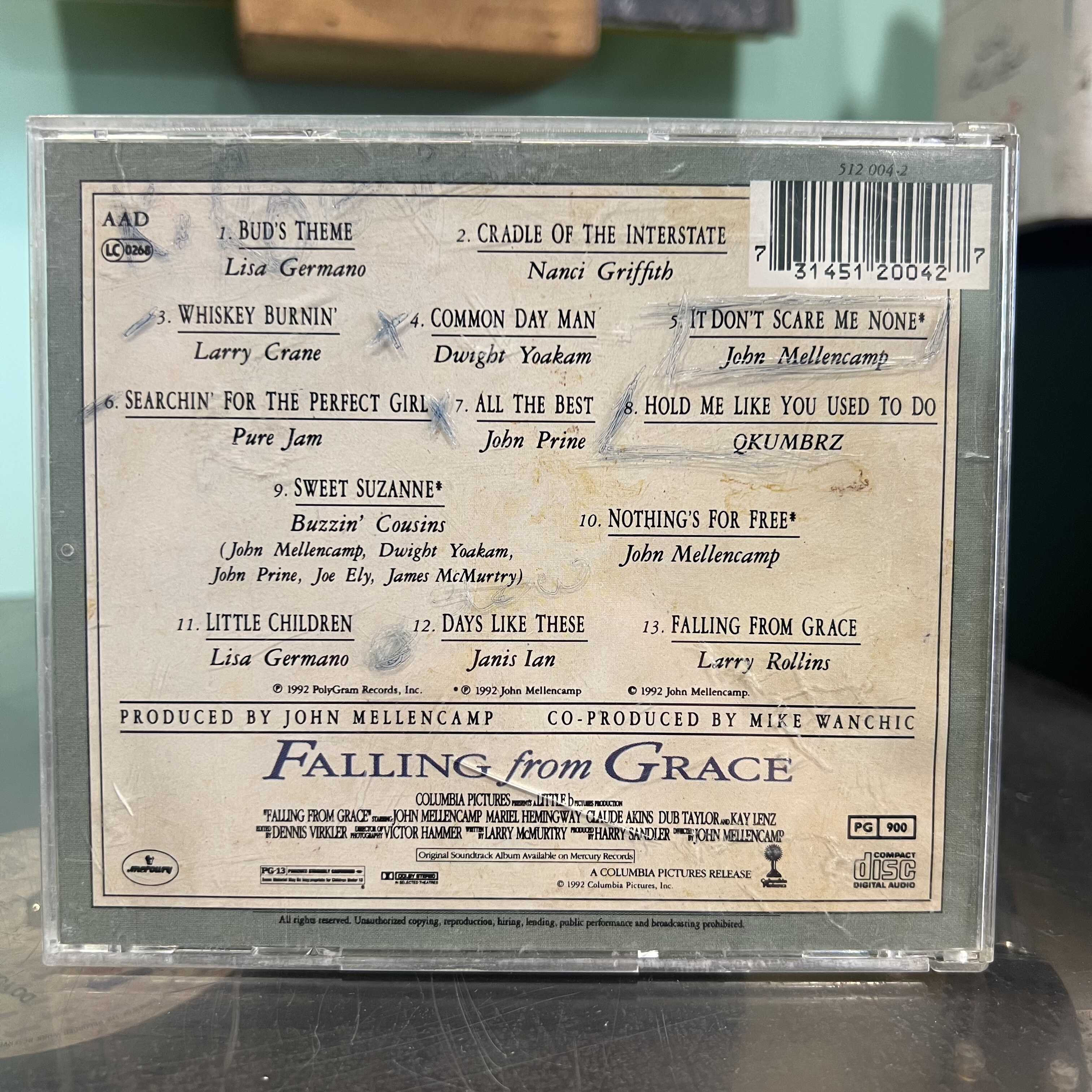 Falling From Grace - The Original Motion Picture Soundtrack