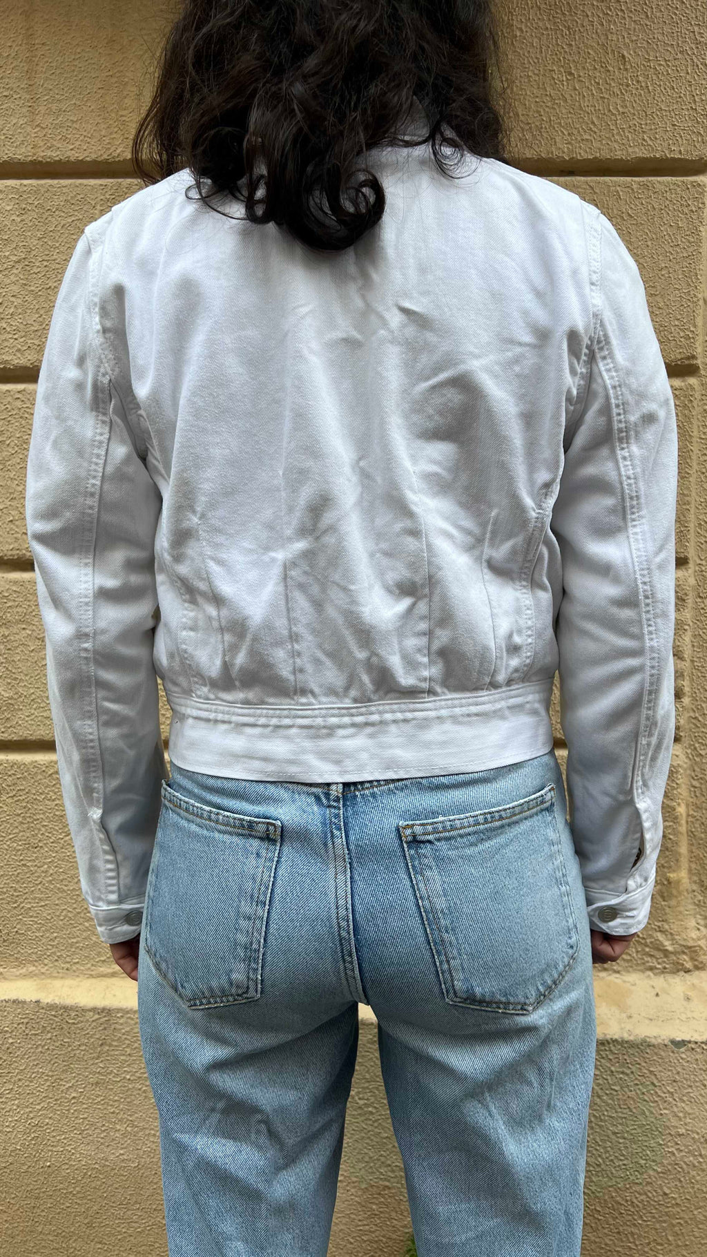 White Denim Jacket