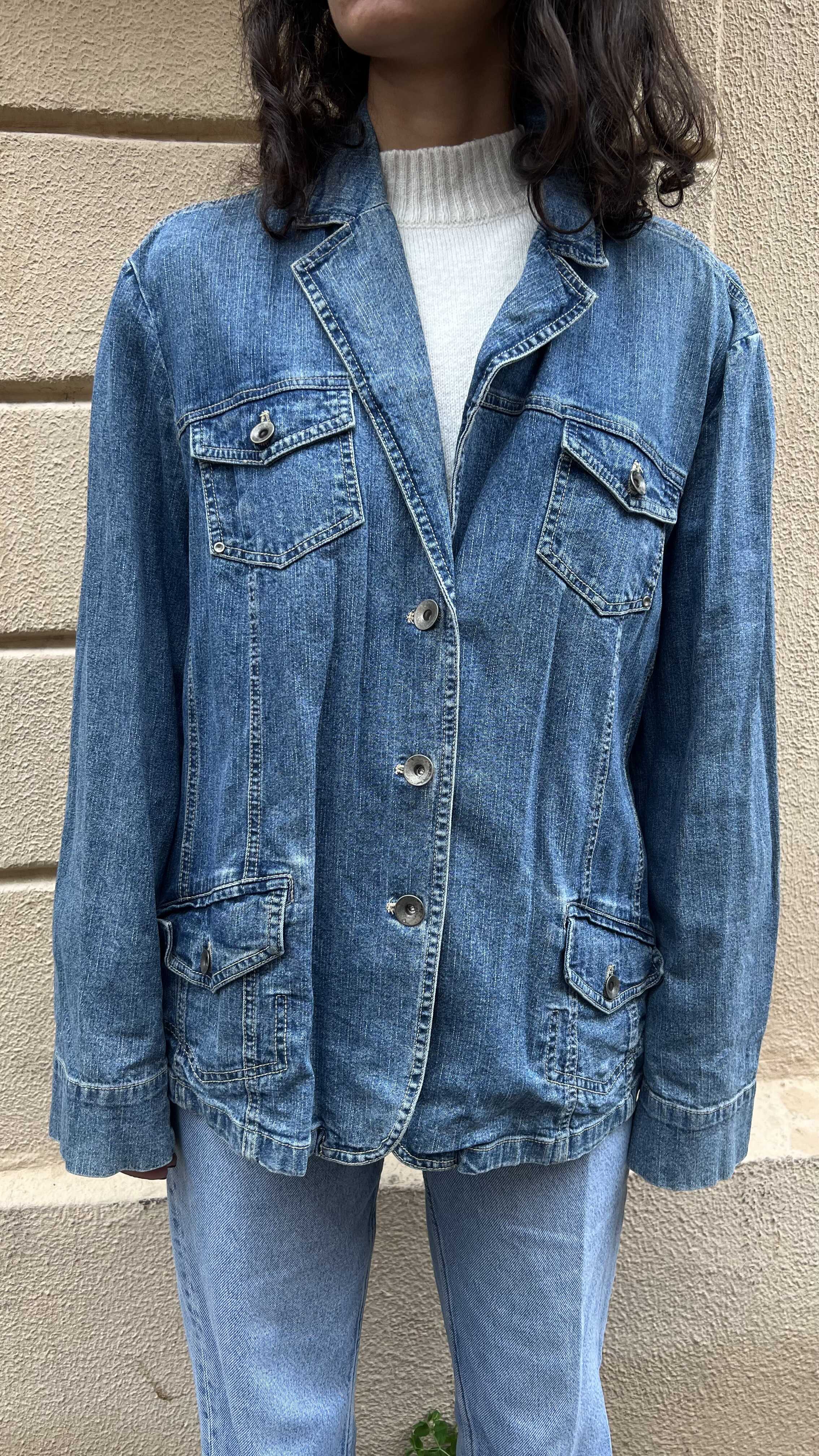 Button Up Denim Jacket